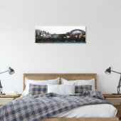 Sydney » Operahuis & Harbour Bridge Canvas Afdruk (Insitu (Slaapkamer))
