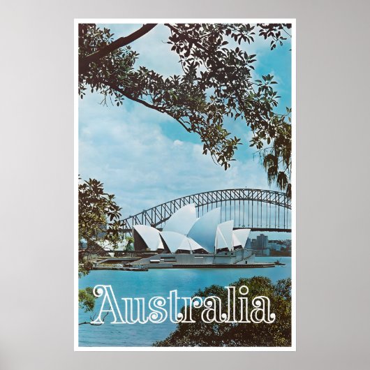 Sydney Print Australië Reisposter Australische (Voorkant)