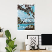 Sydney Print Australië Reisposter Australische (Thuiskantoor)