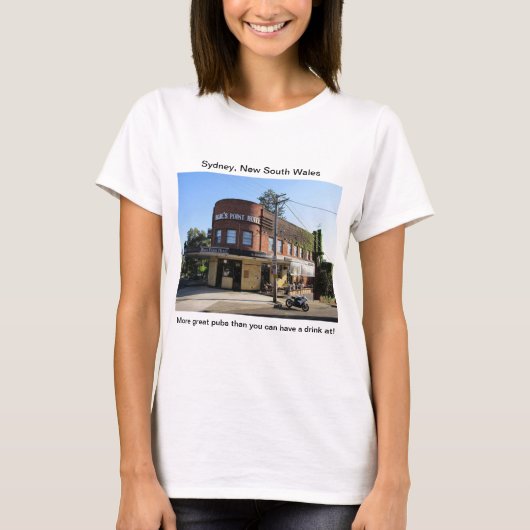 Sydney publiceert: Blues Point Hotel T-Shirt (Voorkant)