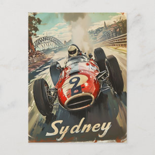 Sydney raceauto briefkaart