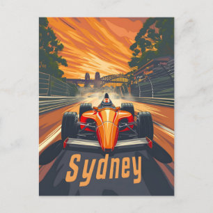 Sydney  Racing Car Briefkaart