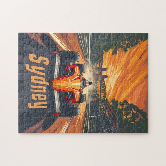 Sydney Racing Car Legpuzzel (Horizontaal)
