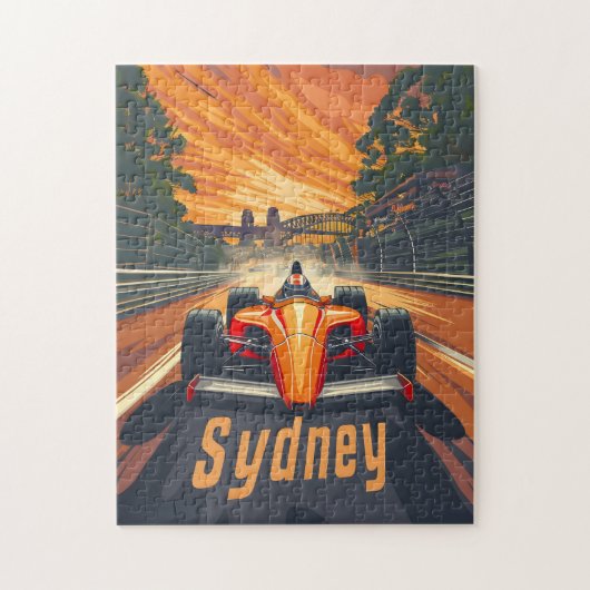 Sydney  Racing Car Legpuzzel (Verticaal)