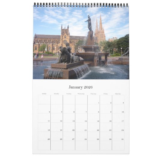 sydney-reizen kalender (Jan 2026)