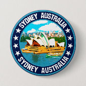 Sydney Ronde Button 7,6 Cm (Voorkant)