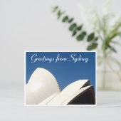 sydney sail greetings briefkaart (Staand voorkant)