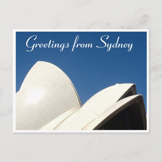 sydney sail greetings briefkaart (Voorkant)