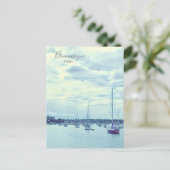 Sydney scène jachten op haven Drummoyne Briefkaart (Staand voorkant)