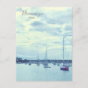 Sydney scène jachten op haven Drummoyne Briefkaart
