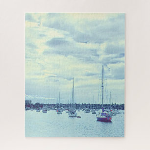 Sydney scène jachten op haven Drummoyne Legpuzzel
