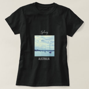 Sydney scène jachten op haven Drummoyne T-shirt
