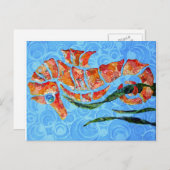 Sydney - seahorse collage briefkaart (Voorkant / Achterkant)