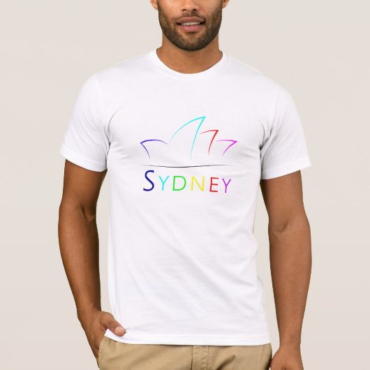 Sydney-Shirt (kleur) T-shirt (Voorkant)
