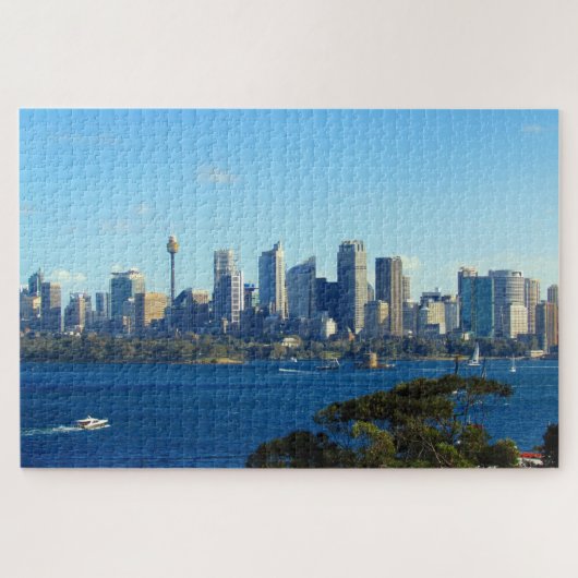 Sydney silhouet legpuzzel (Horizontaal)