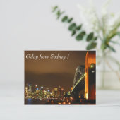 sydney skyline briefkaart (Staand voorkant)