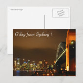 sydney skyline briefkaart (Voorkant / Achterkant)