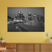 Sydney Skyline Canvas Afdruk (Insitu (Woonkamer))