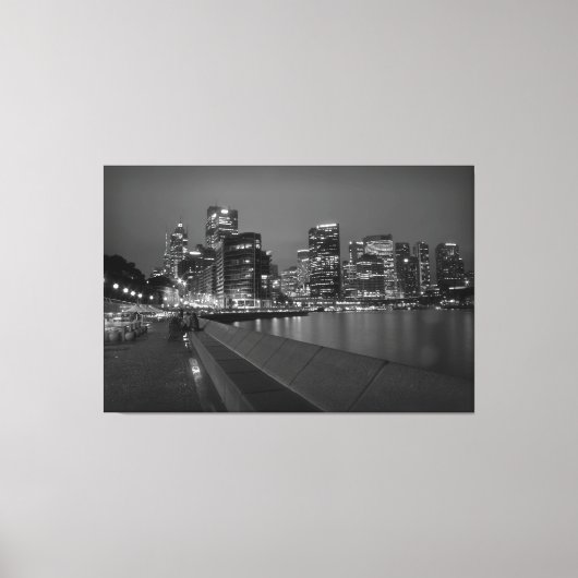 Sydney Skyline Canvas Afdruk (Voorkant)