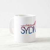 Sydney Skyline Design Koffiemok (Voorkant links)