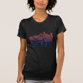 Sydney Skyline Design T-shirt (Voorkant)