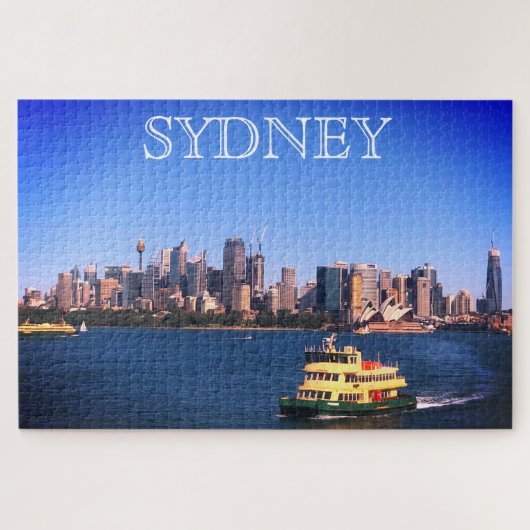 sydney skyline ferry legpuzzel (Horizontaal)