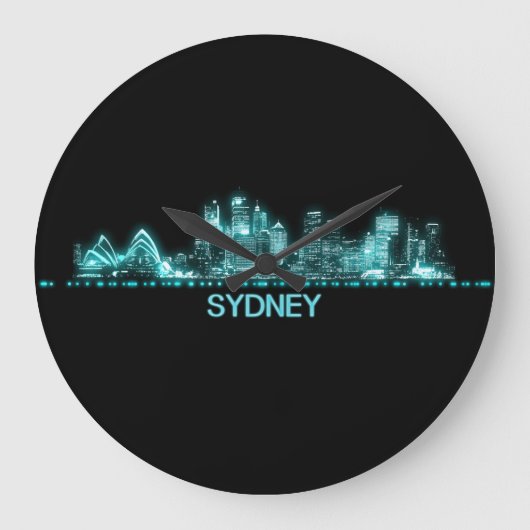Sydney Skyline Grote Klok (Voorkant)