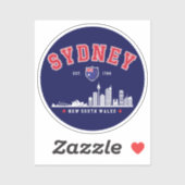 Sydney Skyline Panorama Sticker (Vel)