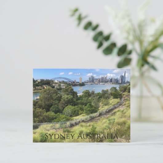sydney skyline uitzicht briefkaart (Staand voorkant)