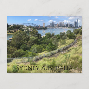 sydney skyline uitzicht briefkaart
