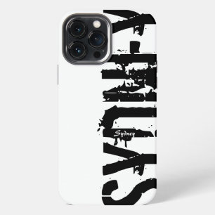 Sydney - Stedelijke Stijl - Zwart en Wit iPhone Ho 13 Pro Max Hoesje