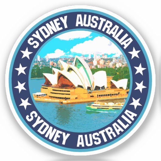 Sydney Sticker (Voorkant)