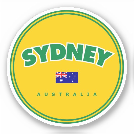 Sydney Sticker (Voorkant)