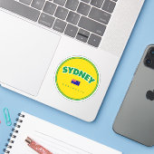 Sydney Sticker (Laptop met iPhone)