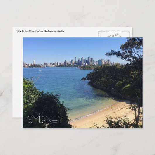 sydney strand skyline briefkaart (Voorkant / Achterkant)