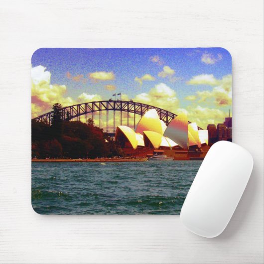 Sydney stylized mousepad muismat (Met muis)