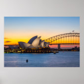 Sydney Sunset Poster (Voorkant)