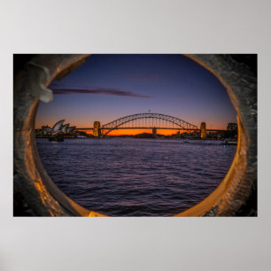 Sydney Sunset Poster