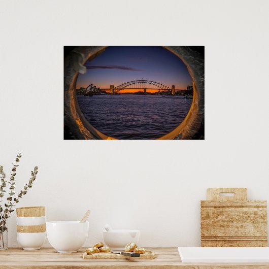 Sydney Sunset Poster (Keuken)