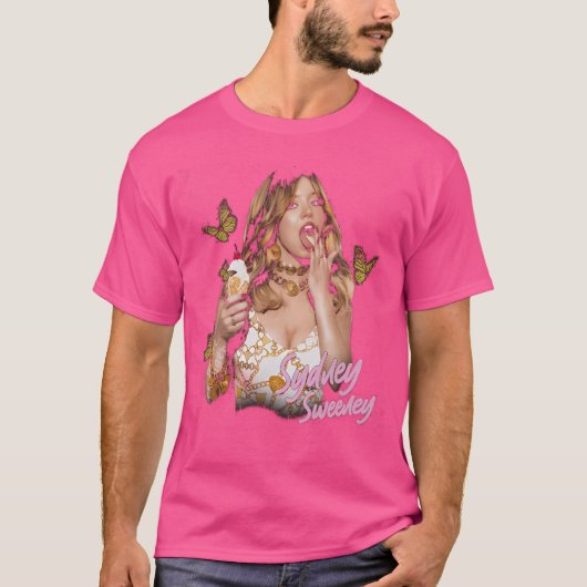Sydney Sweeney Butterfly Legacy T-shirt (Voorkant)