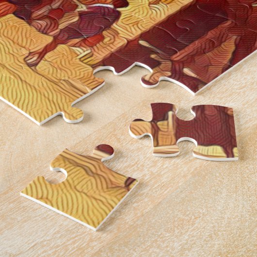 Sydney The Rocks met een havenbrug Legpuzzel (Zijkant)