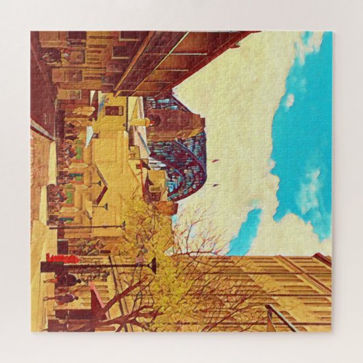 Sydney The Rocks met een havenbrug Legpuzzel (Horizontaal)