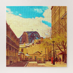 Sydney The Rocks met een havenbrug Legpuzzel
