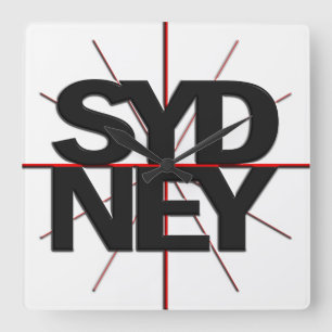 Sydney Timezone Wall klok
