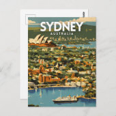 Sydney Travel Briefkaart (Voorkant / Achterkant)