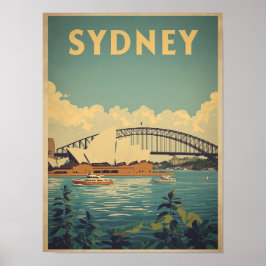 Sydney Travel Poster