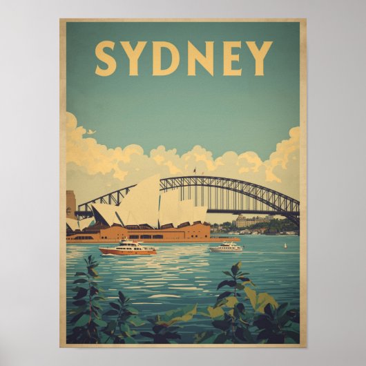 Sydney Travel Poster (Voorkant)