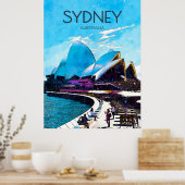 Sydney Travel Poster (Keuken)