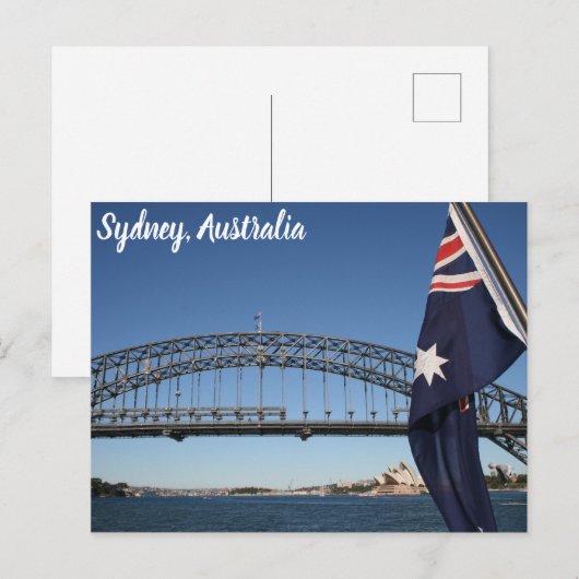 Sydney uit het Briefkaart van de veerboot (Voorkant / Achterkant)