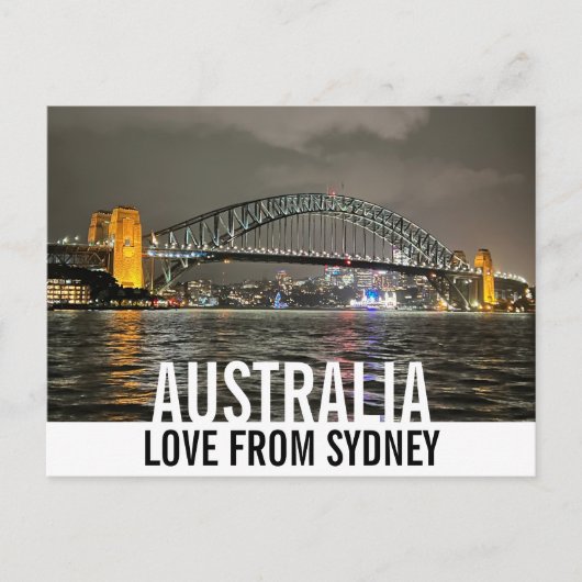 Sydney van Night Love uit Australië Briefkaart (Voorkant)